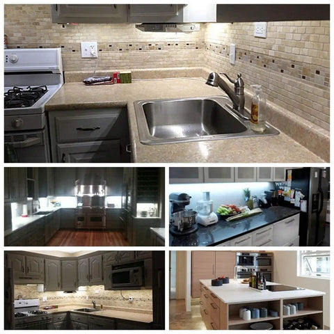 Various kitchen countertops with Brighten Your Storefront With Waterproof 5050 SMD LED Window Light Strips Kit 40 Ft Total 80 Modules Ideal For Storefront Signage Lightbox Advertising Letter Signs And Weatherproof Display lighting