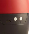 Close-up of controls and USB port on Mickey Mouse Kids Lamp And Nightlight Scene Projector With Soft Glow Rotating Projections