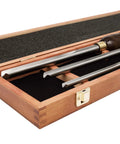 Badass 3 Piece HSS Bowl Gouge Set For Wood Turning Lathe Tools Pre Sharpened Heavy Duty High Speed Steel carving chisels in storage case.