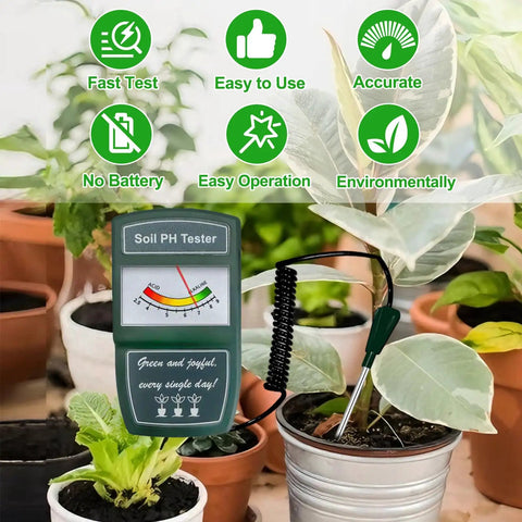 Handheld Soil Moisture Meter With Long Probe No Bend Readout Easy Hygrometer For Garden Lovers Quick Plant Care Soil Tester For Home Garden Or Farm Large Display Accurate Readings On The Go, used in potted plants