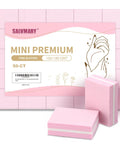 Mini Nail Buffer Blocks Set 100 180 Grit For Nail Prep And Gel Polish Sponge Buffing Sanding Blocks File Kit Pro Grade Bulk 50 Pcs Pink