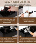Cut Through Stubborn Coffee Grit Like Butter With This Easy Going Electric Portafilter Cleaner Loaded With Three Heavy Duty Scrapers And Two Supple Brush Heads For Quick 51 And 58 Millimeter Espresso Basket Cleaning installation instructions for electric portafilter cleaning.
