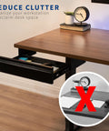 16 Inch Under Desk Slide Out Drawer Without Shell Steel Black Home Office Storage Organizer Fits Standing And Fixed Desks Easy Mount