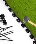 2-Inch By 200-Foot Landscape Edging Kit With 120 Spikes And 10 Connectors DIY Friendly Black Plastic Border for lawns