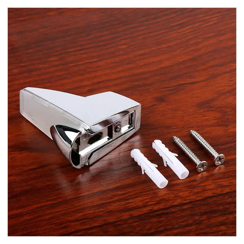 Set Of 2 Sturdy Zinc Alloy Cabinet Shelf Clips With Adjustable Clamp Fits Wood Laminate Cabinets Modern Minimalist Design