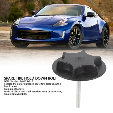 Spare Tire Hold Down Bolt Adapter Replacement For 350Z 370Z Juke Kicks Direct Fit For Multiple Models Durable Steel Fastener