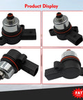 Air Suspension Compressor Solenoid Valve Kit For BMW 5 Series F07 Grand Tourismo F11 Touring And 7 Series F02 F01 F04 F07 F11 F15 G32 2010 To 2017 Replacement Pump Upgraded Beefed Up Performance displayed in four views.