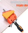 Durable Home Vise Table Work Bench Clamp With Stainless Steel Body And Non Slip Abs Jaws For Easy Woodworking Clamping Projects Plus Quick Clip Installation clamping irregular objects on wood.
