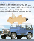 High Output Brake Proportioning Valve Replacement For Jeep Wrangler CJ XJ YJ Cherokee 1987 Through 2006 4.0L 2.5L V6 brass unit
