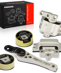 Built Tough Engine Motor And Transmission Mount Kit With Torque Strut For Volkswagen Eos GTI Jetta And Audi A3 Quattro 2.0L L4 2007 To 2016 set.
