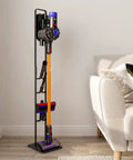 Stable Metal Vacuum Stand Holder For Dyson Handheld Vacuums V6 V7 V8 V10 V11 V12 V15 No Drill Docking Station beside sofa