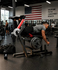Person using All In One Leg Extension And Curl Machine For Home Gym 700LB Capacity Quad And Hamstring Power Builder for leg exercises