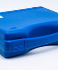 Blue plastic case for 0.061 To 0.250 Inch Pin Gage Set With 190 Pieces In Plastic Case For Precise Hole Diameters And Hole Location Spacing Heat Treated To 60 To 62 RC Centerless Lapped Tolerances Of 0.0002 Inch.