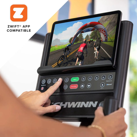 Recumbent Exercise Bike With 2 Month JRNY Membership For At Home Or On The Go Workouts 200 Plus Virtual Courses On Your Phone Or Tablet