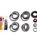 Motive Gear rear bearing kit for Ford 9.75 differential; four Timken tapered bearings and seals.