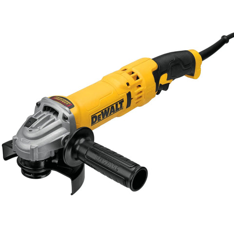 Four And A Half To Five Inch Trigger Grip Angle Grinder Workhorse With A 13 Amp Motor And Dust Ejection System For AC DC Power