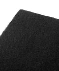 Close-up of a black carbon pre-filter from Holmes Aer1 Compatible Replacement Filters Pack For Home Air Purifiers With 4 True Replacement Filters And 8 Booster Pre Filters Compatible With HAPF300AH U4R HAP242NUC And Bionaire BAP Models.