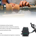 Heavy Duty 750W Variable Speed Controller For 1218VD 12 Inch Wood Lathe, installed for precise woodturning.