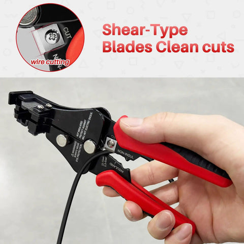 Automatic Wire Stripper 3 In 1 Adjustable Stripper Cutter Easy Grip Crimping Tool for 8 20 AWG Solid And 10 22 AWG Stranded Wires