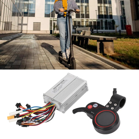 48V 25A Brushless Motor Controller With Controller Display And Communication Line For M4 10 Inch Electric Scooter Durable Aluminum Alloy Housing With Efficient Heat Dissipation For Smooth Power Management
