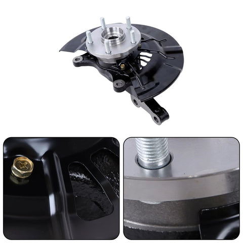 Front Left And Right Wheel Hub Bearing Steering Knuckle Assembly Replacement For Camry SE 2012 2017 close-up view