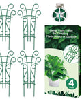 Stackable Plant Trellis Kit For Potted Plants Indoor Outdoor Climbing Support For Pothos Hoya Ivy And Flowers 4 Pack With Garden Wire Box