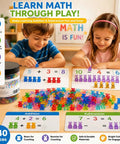 Totally Awesome Math Counting Bears And Bunnies Educational Counter Toy Set with 240 plastic figures for teaching addition and subtraction.