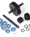 Steel Gearbox Transmission Gear Set With Ball Bearings Upgrade For 1/10 Traxxas Slash 2WD Rustler Stampede Bandit VXL RC Car