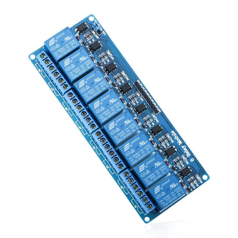 8 Channel 5V Relay Module With Optocoupler For Arduino Uno R3 Mega 1280 DSP ARM PIC AVR STM32 Projects, 10A Relays on board