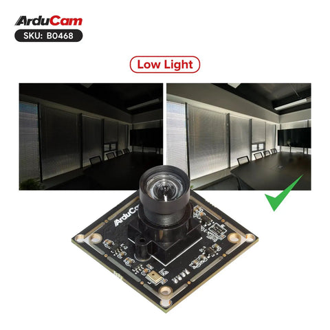 1080P USB Camera Module With Low Light Performance And Low Distortion 83 Degree M12 Lens 2MP IMX323 Sensor 1 Meter Cable