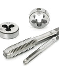 Pro Grade Gearhead 60 Piece Tap And Die Set For Threading And Rethreading M3 To M12 heavy duty alloy steel tool parts close-up