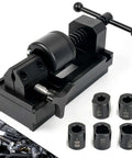 Heavy Duty Aluminum Fuel Line Fitting Installation Tool Set With Five Adjustable Dies 4AN 6AN 8AN 10AN And 12AN for CPE hose