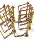 Ten Pack One Quarter Inch Wire Lock Pins For Trailer Couplers And Hitch Pins Heavy Duty Safety Shaft Locking Pins For Farm Trailers Wagons