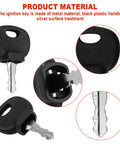 Heavy Equipment Ignition Key For Hamm Bomag Volvo Bobcat Caterpillar JCB New Holland Dynapac Terex Skytrak 10 Pack Beefy Metal Key