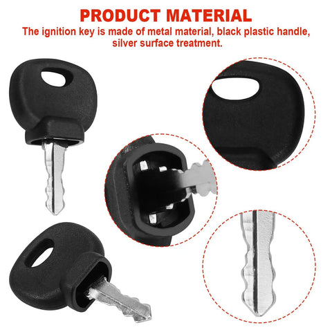Heavy Equipment Ignition Key For Hamm Bomag Volvo Bobcat Caterpillar JCB New Holland Dynapac Terex Skytrak 10 Pack Beefy Metal Key