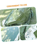 3 Pack Thermal Survival Blankets Emergency Kit for Beach Mat Camping Rug Tent Ground Cover Reflective Foil Gear in olive green