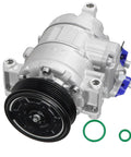 Keep Your Sweet Ride Chillin Smooth With This Hella Durable Ac Air Conditioner Compressor And Clutch Kit For Audi A4 A5 Quattro 2.0L And 3.2L Vehicles 2007 Through 2016, featuring silver compressor and green O-rings.