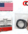 Hands holding Fluval A20063 A20064 Replacement O Ring 2 Pack for Fluval Canister Filters 304 305 306 307 404 405 406 407.
