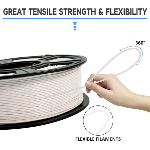 1.75mm PLA Filament For 3D Printer Marble Brown Stone Color 1KG Spool Rock Solid Strength Smooth As Butter Prints Killer Build Quality Built Tough For DIY Creators And Pro Makers Seeking No Sweat Reliable Performance Daily