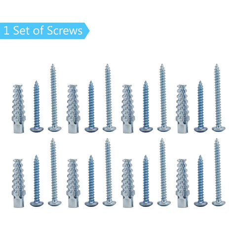 Extra Wide Retractable Baby Gate Replacement Parts Kit Gray with screws for easy repair and safe install
