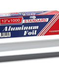 Heavy Duty Aluminum Foil Roll 12 Inch By 1000 Feet Long Industrial Strength Commercial Grade Food Wrap For Home And Food Service Use Extra Long Length Strong Silver
