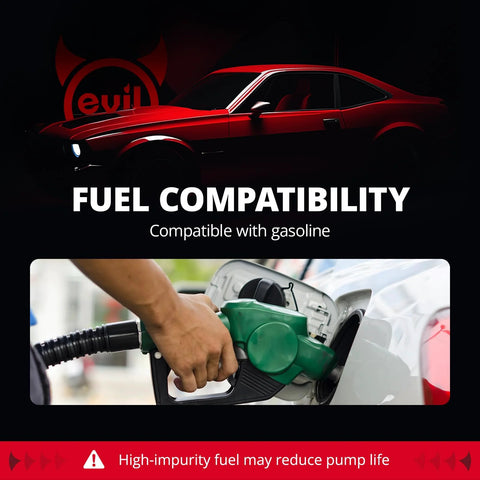 EFI 255LPH Electric In Tank Fuel Pump High Flow 43 PSI Kit For 12V EFI Systems fueling gasoline car compatible image