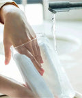 Turn Up Your Kitchen Game With This Super Durable Vacuum Sealed Glass Jar Built For Coffee Beans And Dry Goods. Washing 1200Ml jar under faucet.