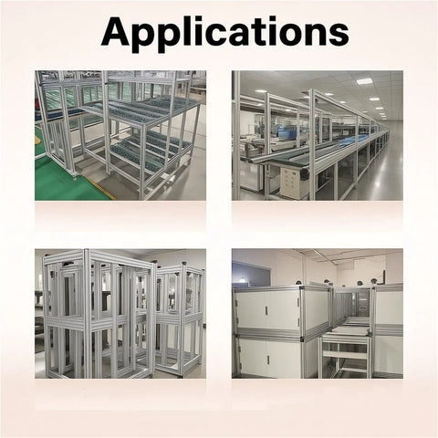 Applications of 1560T Aluminum Extrusion Frame Silver Anodized 15x60mm Linear Guide Profile in industrial setups
