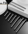 Built To Last Heavy Duty M6 X 18mm Flat Head Hex Socket Cap Screws Bolts In 304 Stainless Steel 18-8 Full Thread, 10 Pieces