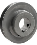Beefy Cast Iron V Belt Pulley 1 Inch Bore, 3.25 Inch Outer Diameter, One Groove Motor Pulley For A V-Belt Section A, 3L And 4L V Belts, Heavy Duty Machined