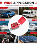 4 Pack 30amp Automatic Reset Circuit Breaker With Cover Dc 12V To 24V Resettable Overload Protector exposed in car, RV, marine boat, or solar system settings.