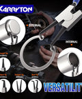 Versatile 20 Piece Pliers Set With Black Carry Case For Pros, Techs, Homeowners And DIY Enthusiasts, includes snap ring pliers