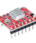 Five Pack A4988 Stepper Motor Driver Modules With Heat Sink For 3D Printers And Arduino, Full Through Sixteenth Step Resolutions