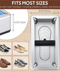 Automatic Shoe Cover Dispenser With 100 Disposable Covers, Hands Free Operation, Power Free, Fits Most Shoe Sizes